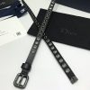 完売必至★ディオール EVOLTベルト 偽物 スムースカーフスキン メタル 15 mm 2色 B0299BWFEM900 - 画像 (2)