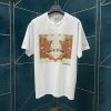 争奪戦バーバリー コピー マッププリント コットン オーバーサイズTシャツ ホワイト 80565821