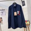 稀少バーバリー モノグラムモチーフ コットンポプリン シャツ コピー Bae93707