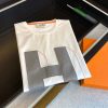 人気No1エルメス ポケット刺繍入りストレートカットTシャツ コピー ery74254 - 画像 (4)