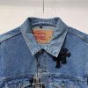 クロムハーツ バックロゴのデニムジャケット偽物 Kut12771 - 画像 (3)