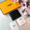 ★日本!!人気！フェンディ 偽物 ブラックレザー二つ折り財布 feo02506 - 画像 (2)