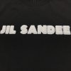 稀少ジルサンダー 偽物 ロゴプリント入りコットンジャージーTシャツ ブラック Jit98237 - 画像 (5)