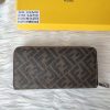 フェンディ コンチネンタル財布 偽物 ブラウンファブリック 7M0342AJJ8F1HRH - 画像 (5)