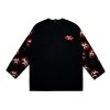 クロムハーツ MattyBoy 偽物 赤リップジャカード カシミア ニット Kuu12791 - 画像 (3)