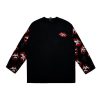 クロムハーツ MattyBoy 偽物 赤リップジャカード カシミア ニット Kuu12791 - 画像 (4)