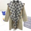 超希少！ルイヴィトン ダミエ コートウール コピー カシミア ホワイト vul16164