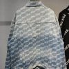 最安値挑戦 バレンシアガ メンズ BBモノグラム デニムジャケット 偽物 675208TM - 画像 (2)
