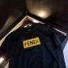 ☆超人気☆フェンディ スクエア ロゴ ブラック Tシャツ 偽物 fep06277 - 画像 (3)