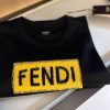 ☆超人気☆フェンディ スクエア ロゴ ブラック Tシャツ 偽物 fep06277 - 画像 (9)