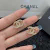 シャネル ccロゴ ピアス メタル&ストラス ゴールド シルバー 2色 shp60757 - 画像 (5)