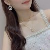 ギフトに最適♪ディオール ピアス 偽物  メタル レジンパール del13478 - 画像 (2)