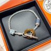 エルメス シルバー ブレスレット コピー ホーンリング eru36251 - 画像 (4)