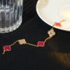 大人気!!新色 ヴァンクリーフ コピー ヴィンテージア ルハンブラ ブレスレット 偽物5モチーフ var87553 - 画像 (3)