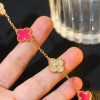 大人気!!新色 ヴァンクリーフ コピー ヴィンテージア ルハンブラ ブレスレット 偽物5モチーフ var87553 - 画像 (6)