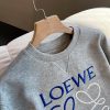 《大人気》ロエベ コピー アナグラム ロゴ コットン スウェットシャツ log81560 - 画像 (3)