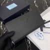 プラダ コピー サフィアーノエンボスレザー ジップアラウンド長財布 ブラック 2ML317_2D1Q_F0002 - 画像 (4)