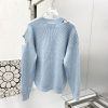 目を惹くカラーフェンディ 偽物 フェンダーチェ カットアウト付きセーター 1A03302AB3441V590 - 画像 (2)