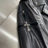 【限定】クロムハーツ JJ DEANレザー ジャケットCH コピー Kuj69230 - 画像 (3)