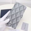 大人気!!新色 ディオール バーティカル ロングウォレット 偽物 キャンバス den99043 - 画像 (5)