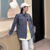 累積売上総額第１位！ルイヴィトン マヒナ モノグラム ブルー シャツ 偽物 2色 vuw77970 - 画像 (6)