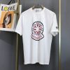 超話題!モンクレール ロゴ プリント Tシャツ 偽物 2色 moq71657 - 画像 (4)