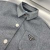 累積売上総額第１位！プラダ 偽物☆シャツ デニム トライアングルロゴ パッチポケット puh07978 - 画像 (6)
