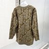 目を惹くカラーディオール オーバーサイズ セーター 偽物 カシミアジャカード dem96195 - 画像 (2)