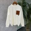 大人気!!新色ロエベ アナグラムポケットウールセーター 偽物 lod05826 - 画像 (2)
