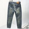 ★日本!!人気！ルイヴィトン デニムパンツ モノグラムパッチワーク 偽物 vuf81943 - 画像 (2)