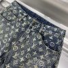 ★日本!!人気！ルイヴィトン デニムパンツ モノグラムパッチワーク 偽物 vuf81943 - 画像 (3)