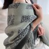 ★日本!!人気！ロエベ コピー ウール&カシミヤ ロゴ入りストール log46363 - 画像 (2)