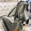 ★日本!!人気！ロエベ コピー ウール&カシミヤ ロゴ入りストール log46363 - 画像 (4)