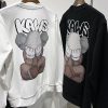 大人気！KAWS×ノースフェイス コラボ 長袖コットントレーナー 2色 Noj10113 - 画像 (6)