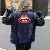 入手困難クロムハーツ 偽物 LETTERMAN ジャケット レザーパッチ Kud18156 - 画像 (2)
