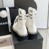 素敵な【シャネル 偽物】レースアップ シューズ ヒール45 mm shl24011 - 画像 (3)