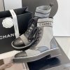 目を惹くカラーシャネル スーパーコピー レースアップ シューズ ヒール45 mm shw93417 - 画像 (3)