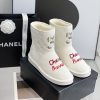 高品質シャネル ホワイト ウール アンクルブーツ 偽物 shj48595 - 画像 (2)