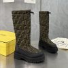 《大人気》フェンディ 偽物★FFモチーフ シグネチャーロングブーツ 8U8182AHGKF13CV - 画像 (5)