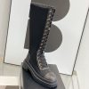 追跡付き 安い シャネル◆レースアップ シューズ レザー スーパーコピー she03446 - 画像 (4)
