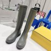 注目★フェンディ FFモチーフ カーフスキン ラウンドトゥ ブーツ コピー fef69628 - 画像 (2)