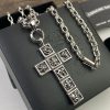 最新でオシャレクロムハーツ ネックレス 偽物 ダガー シルバー Kuh86357 - 画像 (5)