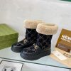 新色☆希少 グッチ  もこもこ ショートブーツ コピー gue92890 - 画像 (2)