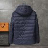 送料無料プラダ コピー メンズ ロゴ フード付 ダウンジャケット puq41779 - 画像 (2)