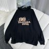 ★追跡付き発送で安心バレンシアガ 偽物 ミディアムフィット ロゴ フリースパーカー 3色 bak18164 - 画像 (5)