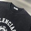 n級 おすすめバレンシアガ クラウン ロゴ プリント Tシャツ 偽物 bah90125 - 画像 (3)