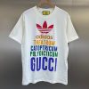 ★追跡付き発送で安心アディダス グッチ 偽物 コットンジャージー Tシャツ 半袖 gux61533