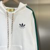確保済みグッチ×アディダス 偽物 トレフォイルグッチコットンフーディ guf43468 - 画像 (3)