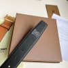 超希少！バーバリー パーフォレーテッド 偽物 モノグラム レザーベルト 805487 - 画像 (6)