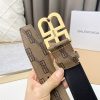 超話題!バレンシアガ コピー BB HOURGLASSシグネチャーベルト38MM bao08160 - 画像 (5)